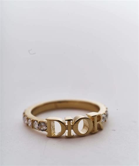 dior gold rings for women